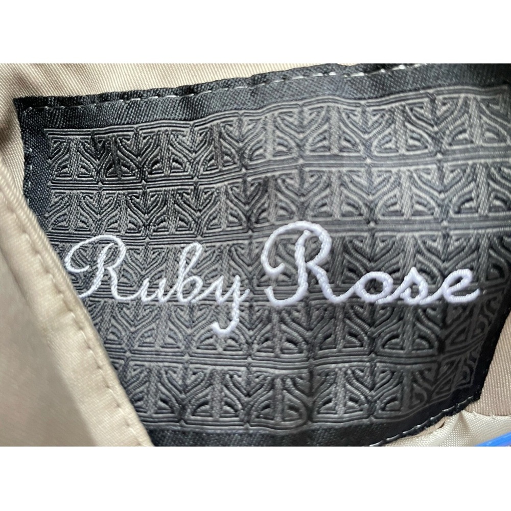 Ruby Rose Gray Ruffled Trench Coat - Picture 6 of 7